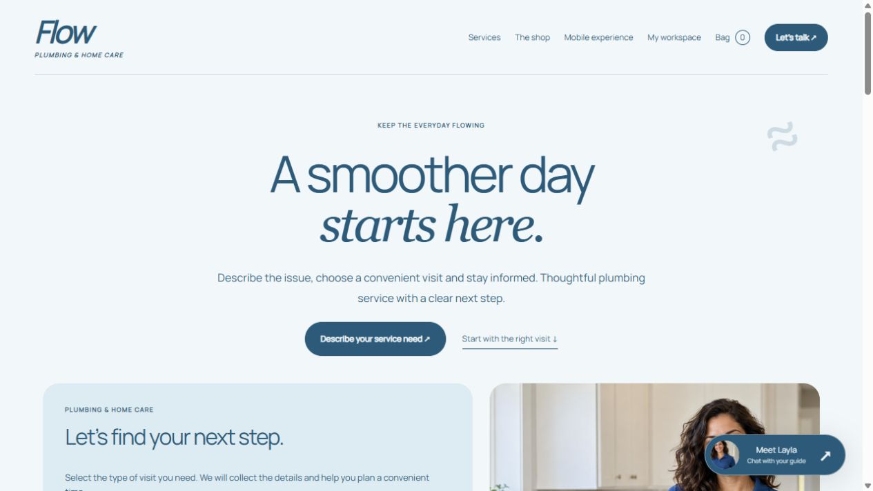 Desktop website preview