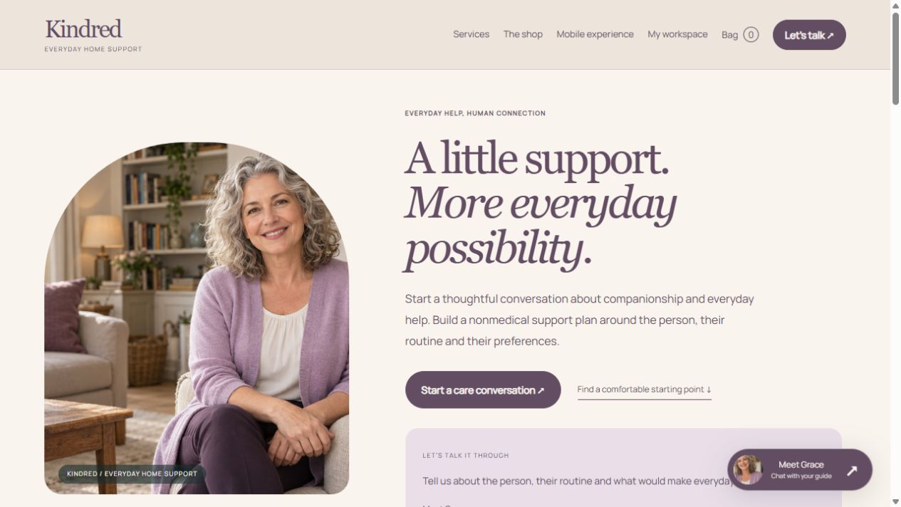 Desktop website preview